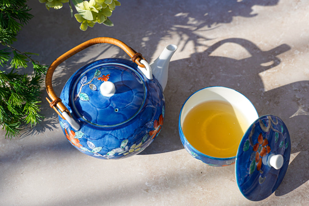 Aozora Blossom — Handcrafted Japanese Tea Set (6-Piece)