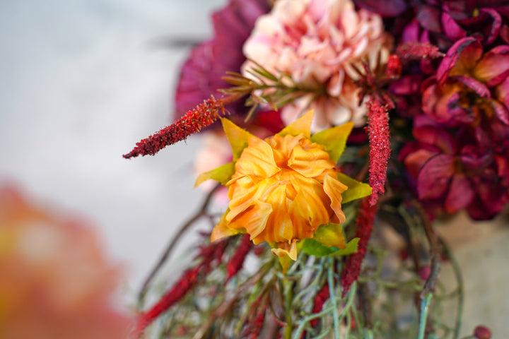 The Crimson Bloom Sculpture