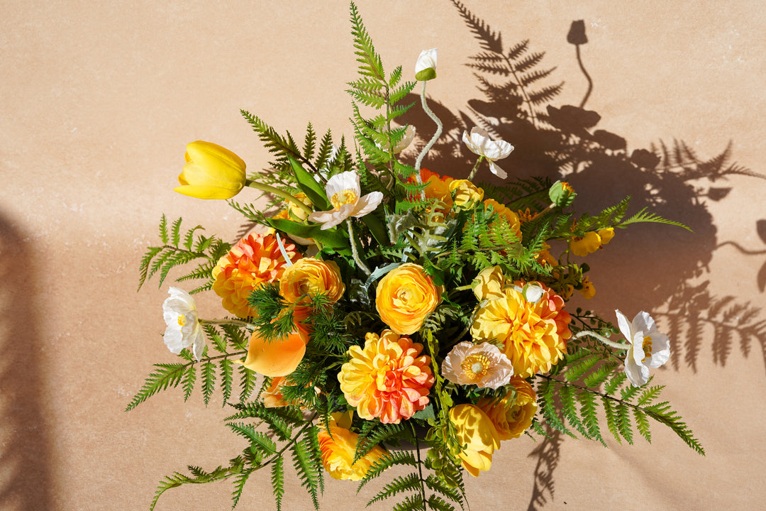 Golden Garden Vase