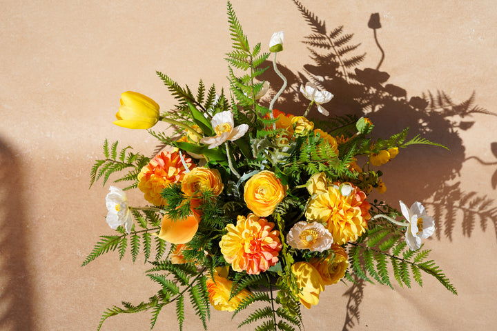 Golden Garden Vase