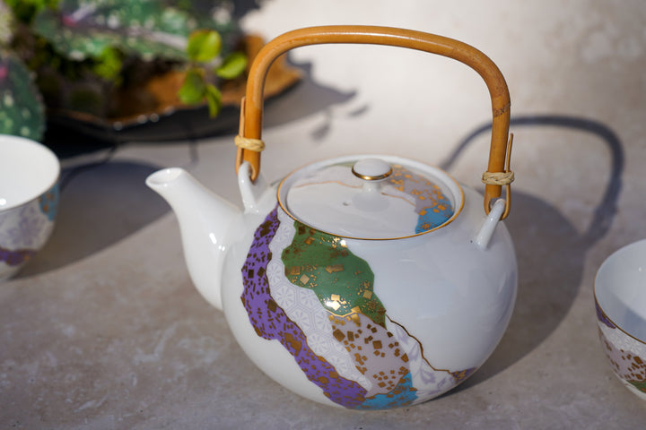 Keshiki no Utsuroi — Japanese Porcelain Tea Set (6-Piece)