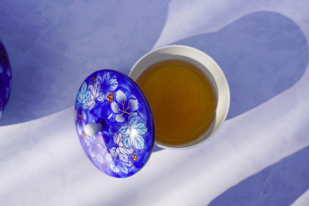 Aoi Botan — Handcrafted Japanese Tea Set (6-Piece)