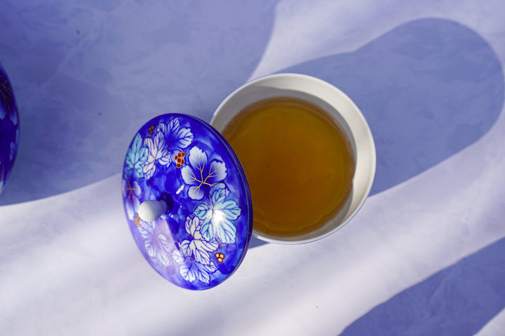 Aoi Botan — Handcrafted Japanese Tea Set (6-Piece)