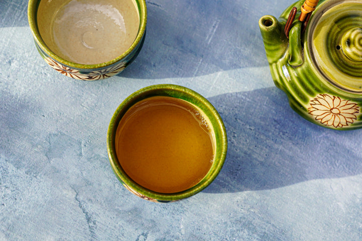 Verdant Kiln — Handcrafted Japanese Tea Set (7-Piece)