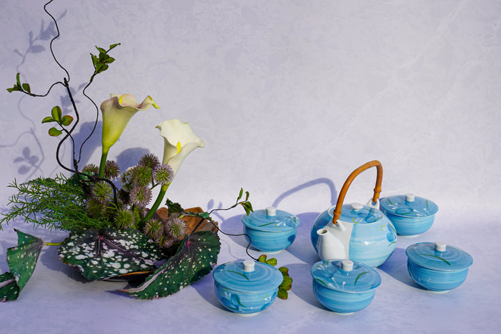 Mizu no Hikari — Handcrafted Japanese Tea Set (6-Piece)