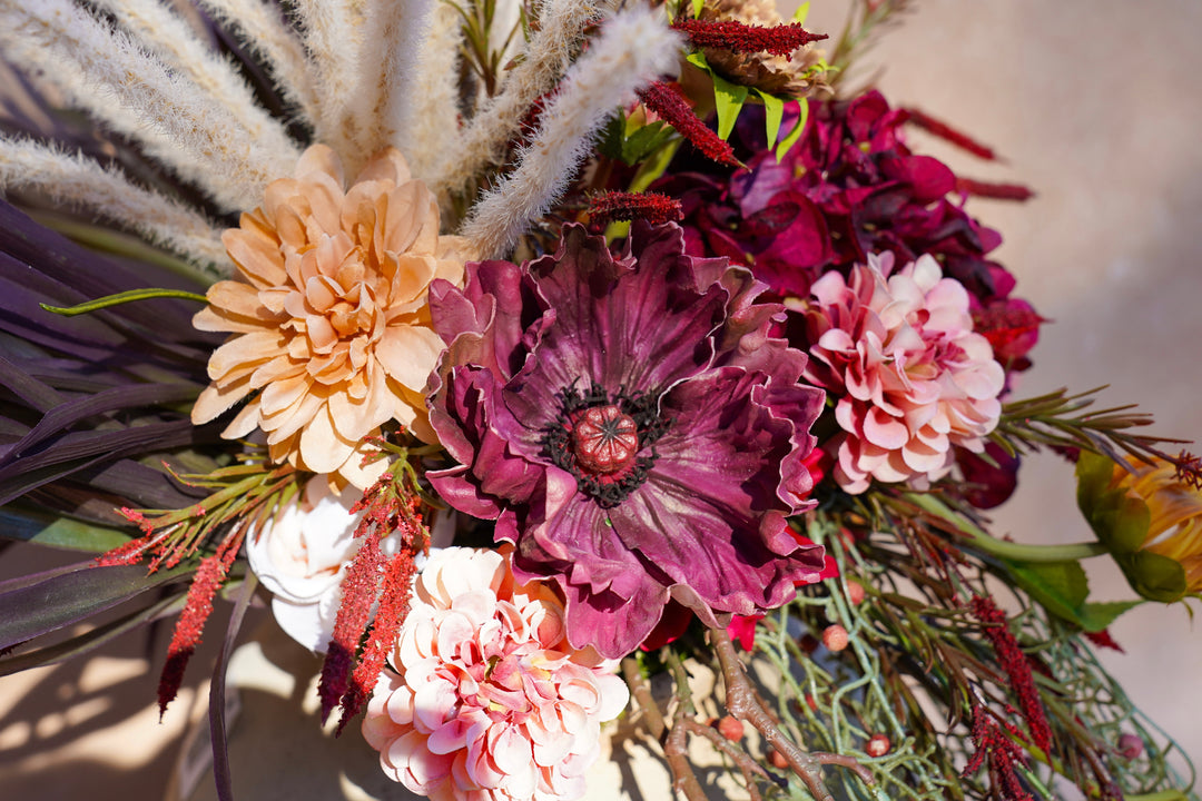 The Crimson Bloom Sculpture