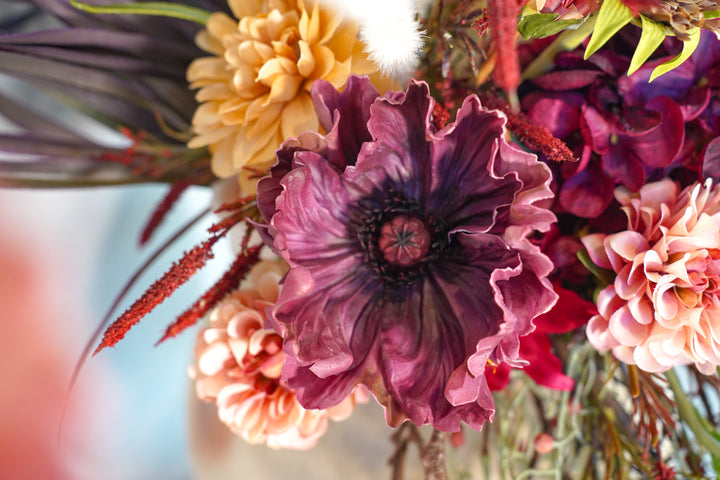 The Crimson Bloom Sculpture