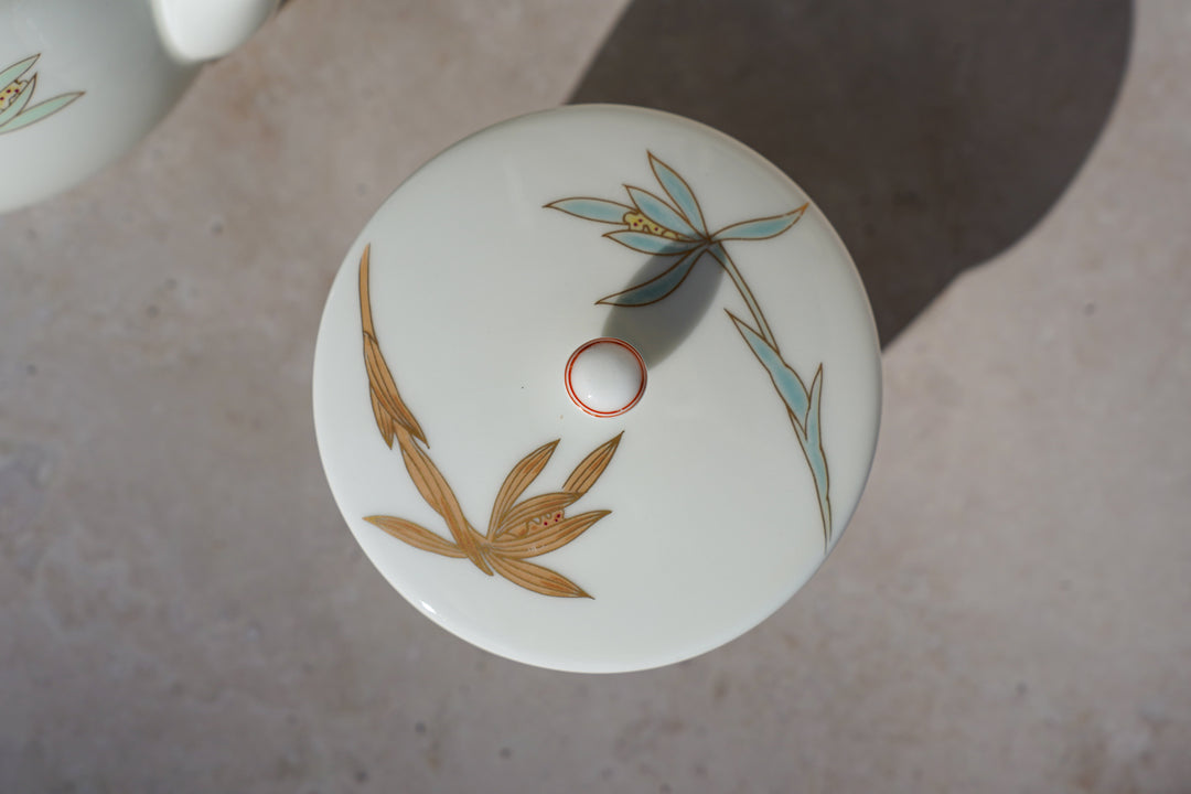 Sasame no Kage — Japanese Porcelain Tea Set (6-Piece)