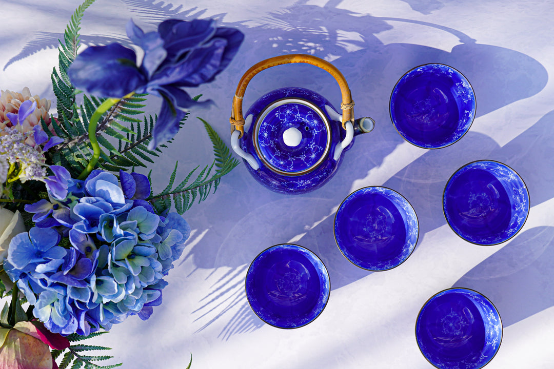 Indigo Silk Road Tea Set