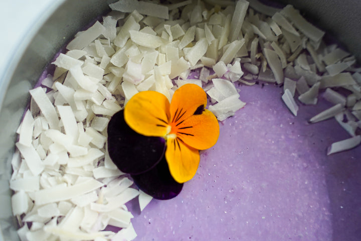 Taro & coconut Mousse