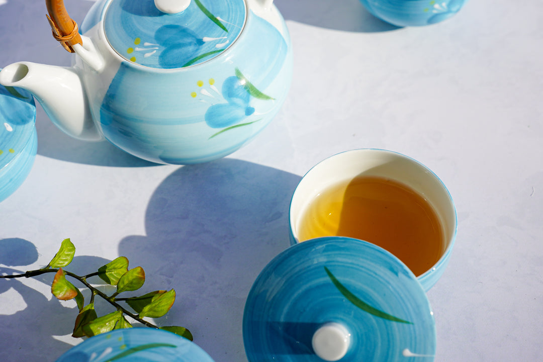 Mizu no Hikari — Handcrafted Japanese Tea Set (6-Piece)