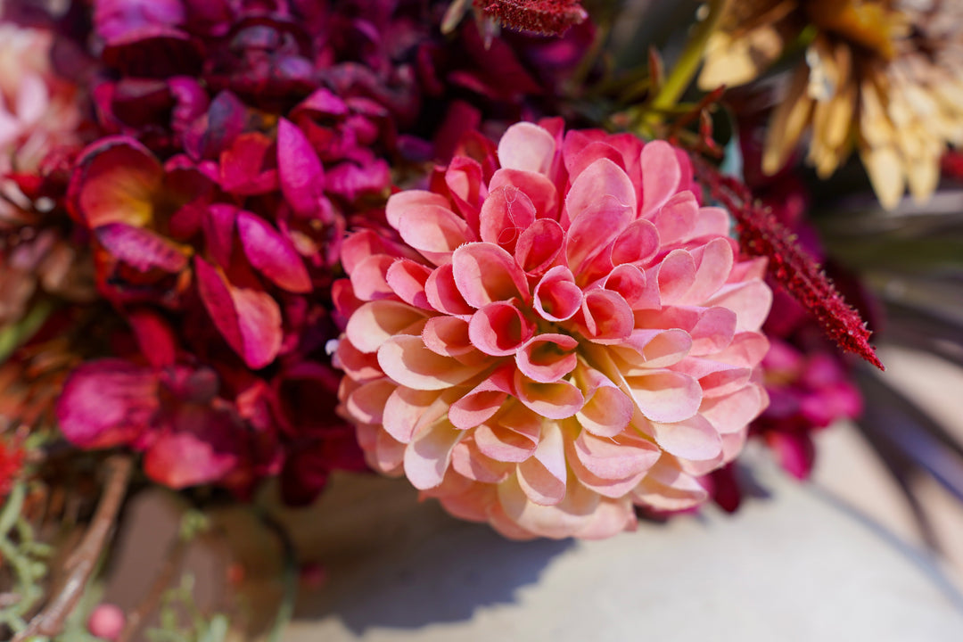 The Crimson Bloom Sculpture