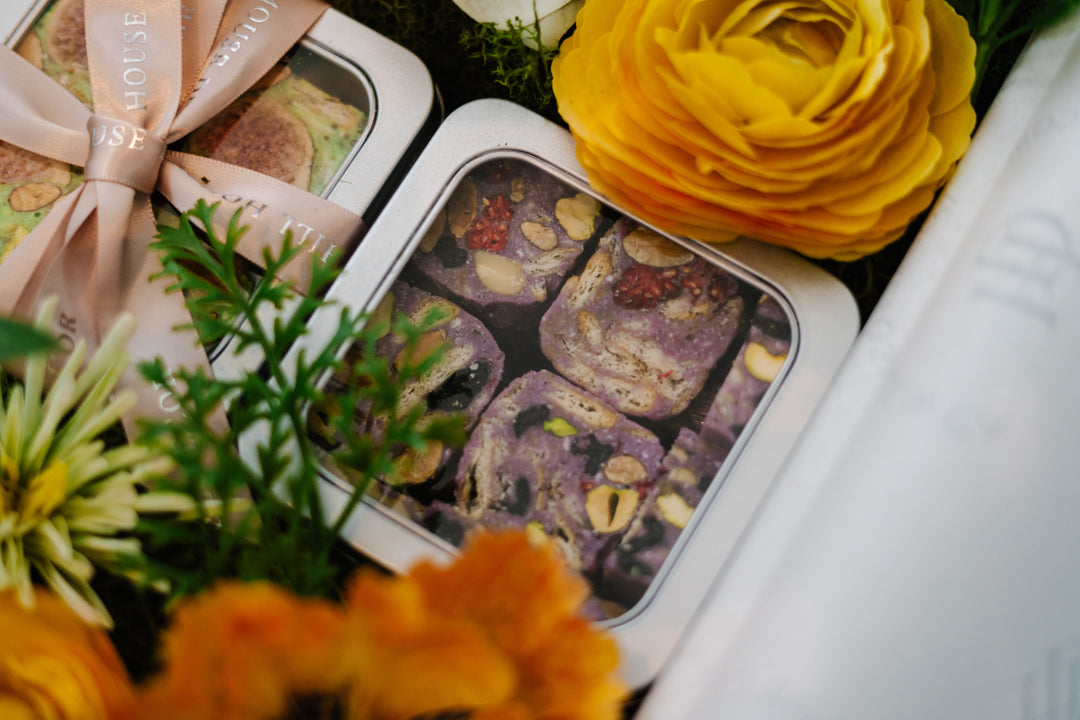 Golden Garden Nougat Box