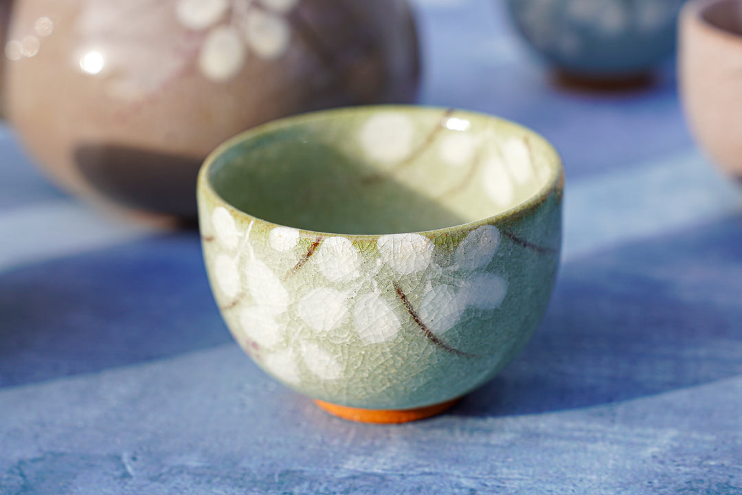 Sakura Mist — Handcrafted Japanese Tea Set (6-Piece)