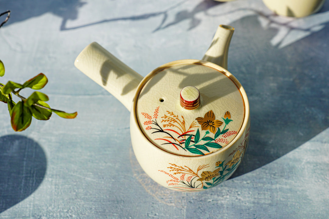 Autumn Whisper — Hand-Painted Japanese Tea Set (11-Piece)