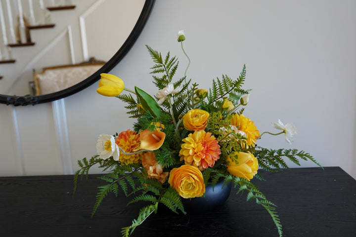 Golden Garden Vase