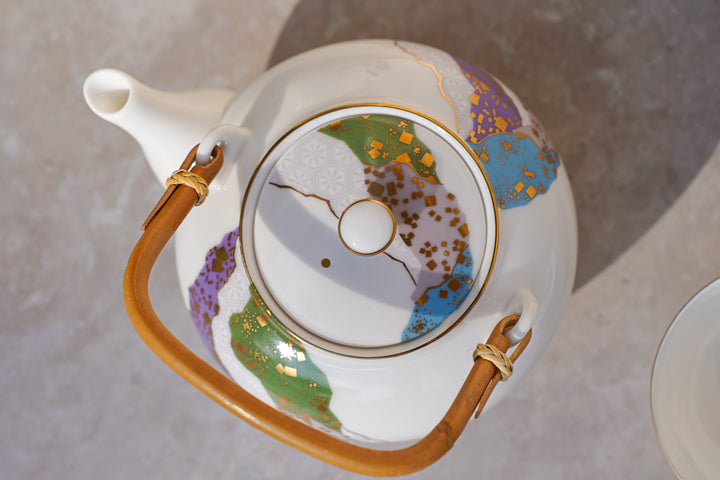 Keshiki no Utsuroi — Japanese Porcelain Tea Set (6-Piece)