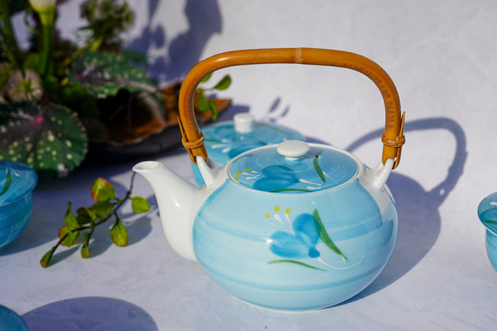 Mizu no Hikari — Handcrafted Japanese Tea Set (6-Piece)