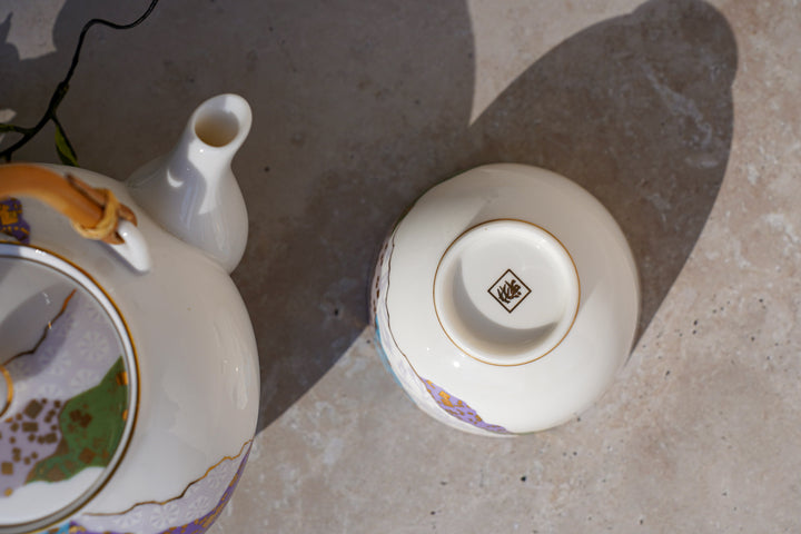 Keshiki no Utsuroi — Japanese Porcelain Tea Set (6-Piece)