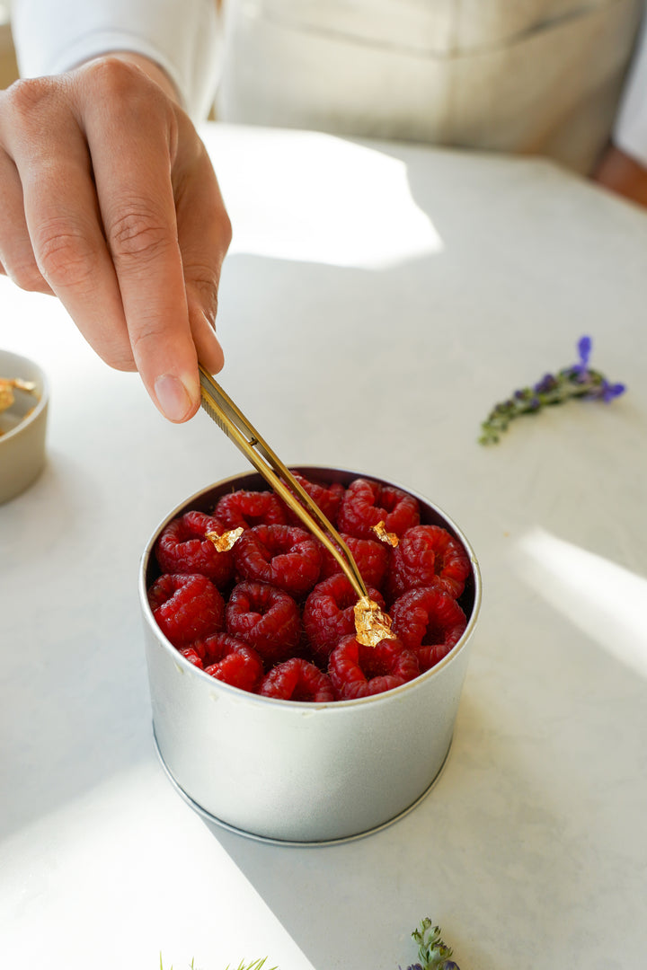 Raspberry and  Pistachio Mousse