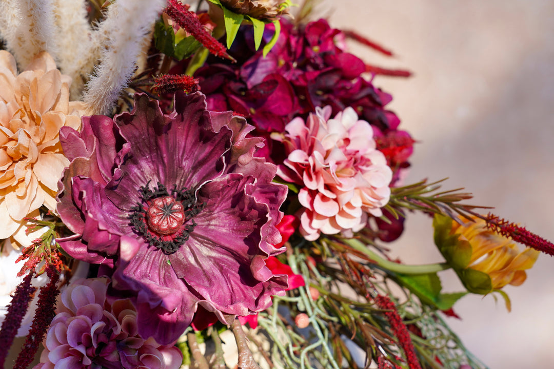 The Crimson Bloom Sculpture