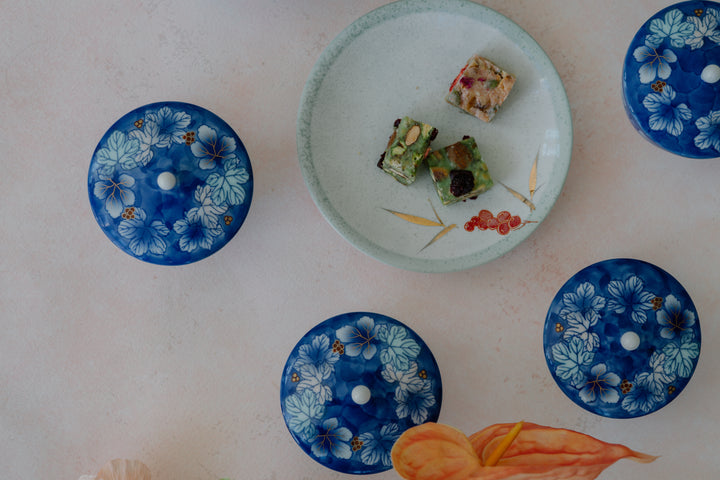 Aoi Botan — Handcrafted Japanese Tea Set (6-Piece)