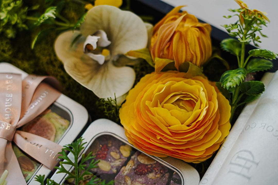 Golden Garden Nougat Box