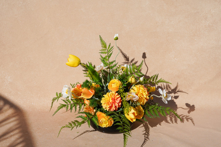 Golden Garden Vase