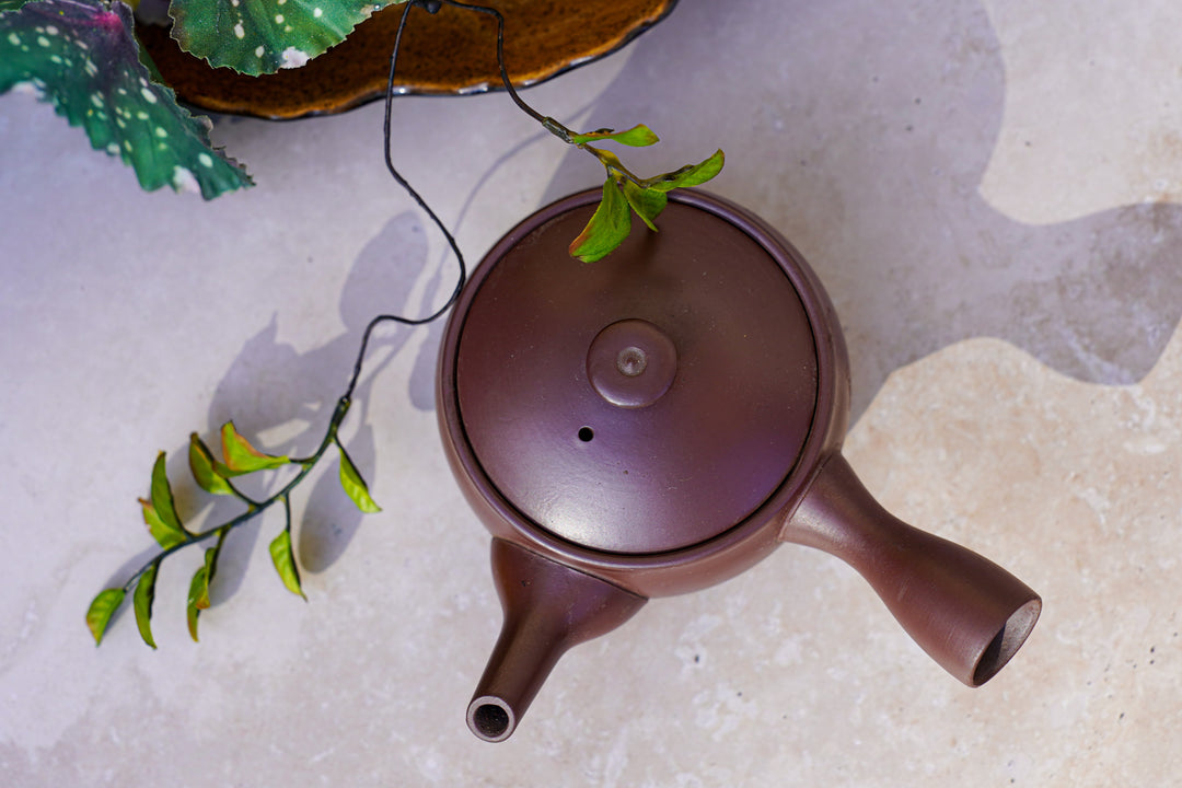 Tsuchi no Shizuka — Handcrafted Japanese Clay Tea Set (3-Piece)