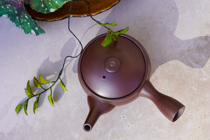 Tsuchi no Shizuka — Handcrafted Japanese Clay Tea Set (3-Piece)