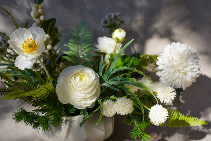White Atelier Welcome Arrangement
