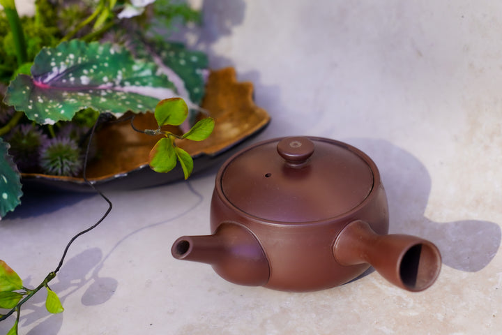Tsuchi no Shizuka — Handcrafted Japanese Clay Tea Set (3-Piece)