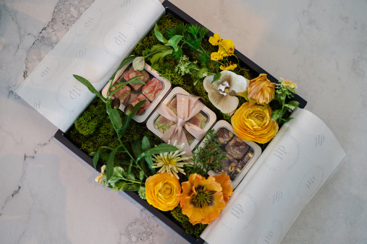 Golden Garden Nougat Box