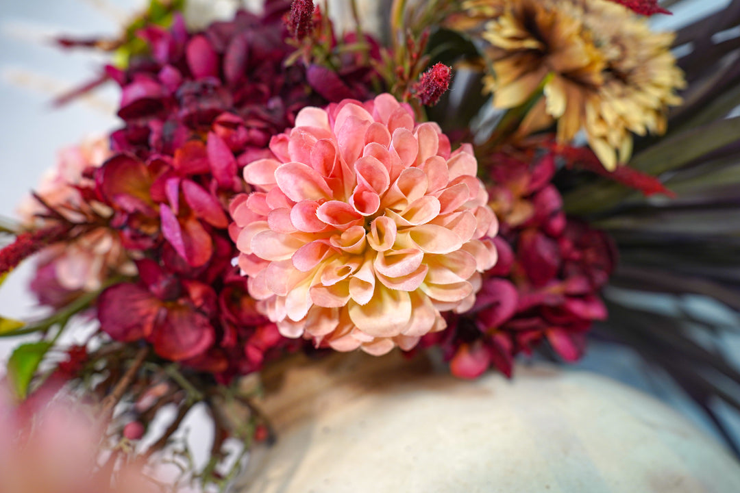 The Crimson Bloom Sculpture