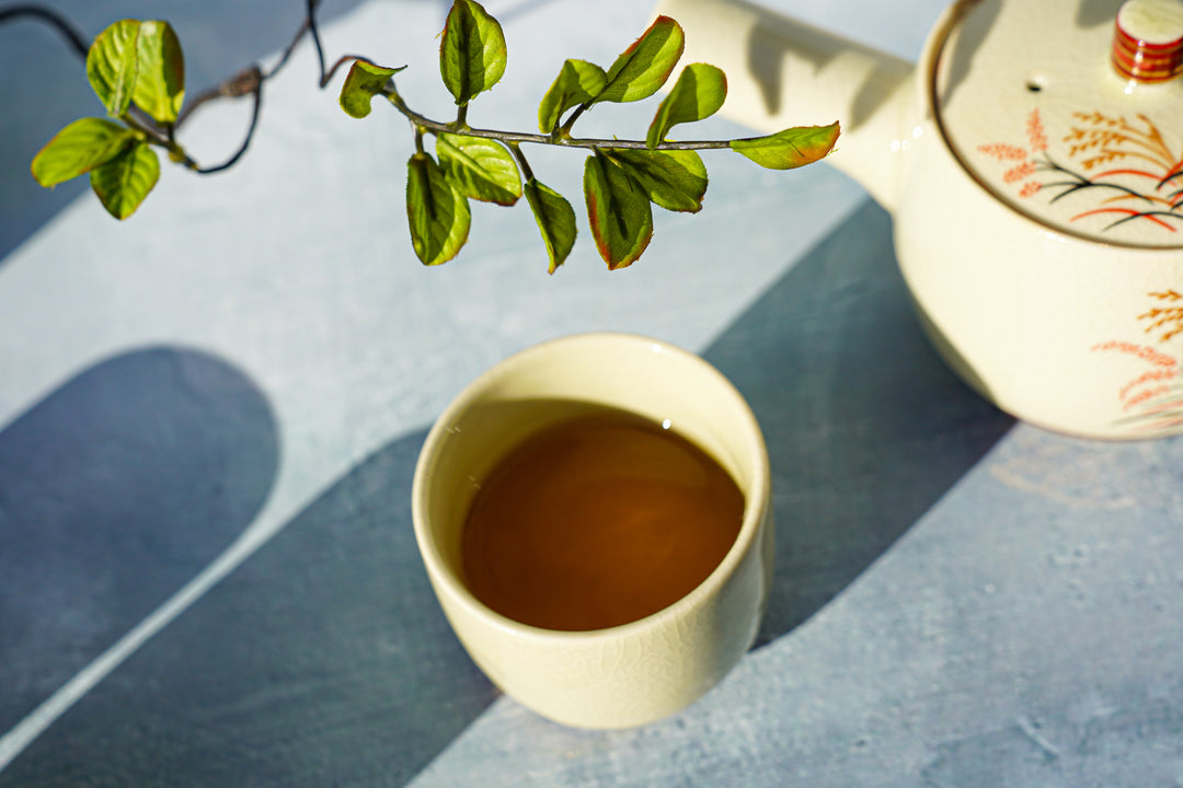 Autumn Whisper — Hand-Painted Japanese Tea Set (11-Piece)