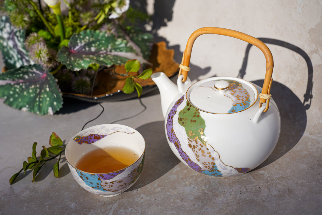 Keshiki no Utsuroi — Japanese Porcelain Tea Set (6-Piece)