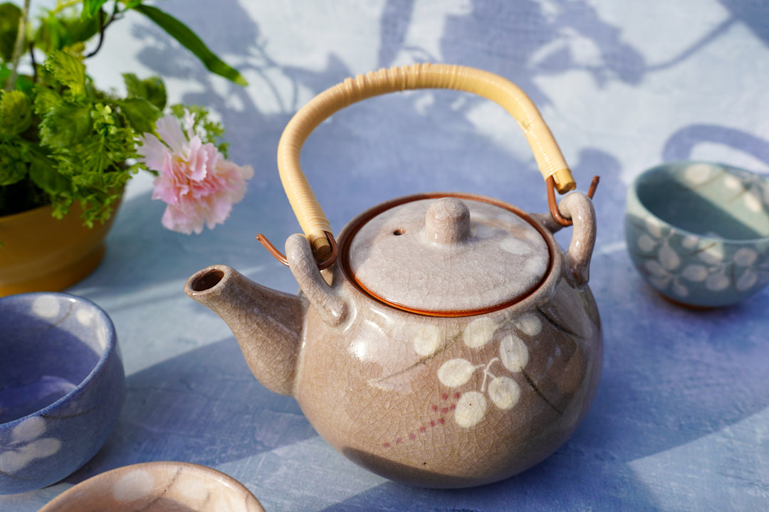 Sakura Mist — Handcrafted Japanese Tea Set (6-Piece)