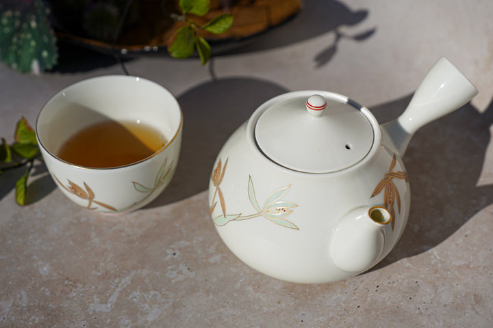 Sasame no Kage — Japanese Porcelain Tea Set (6-Piece)