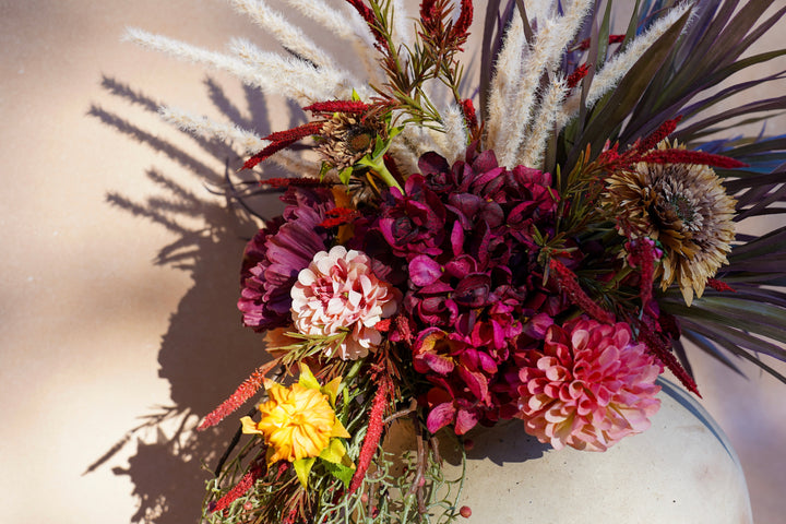 The Crimson Bloom Sculpture