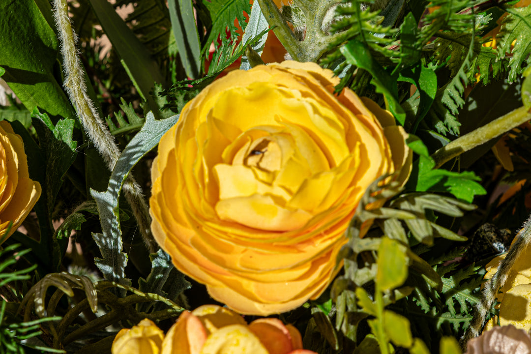 Golden Garden Vase
