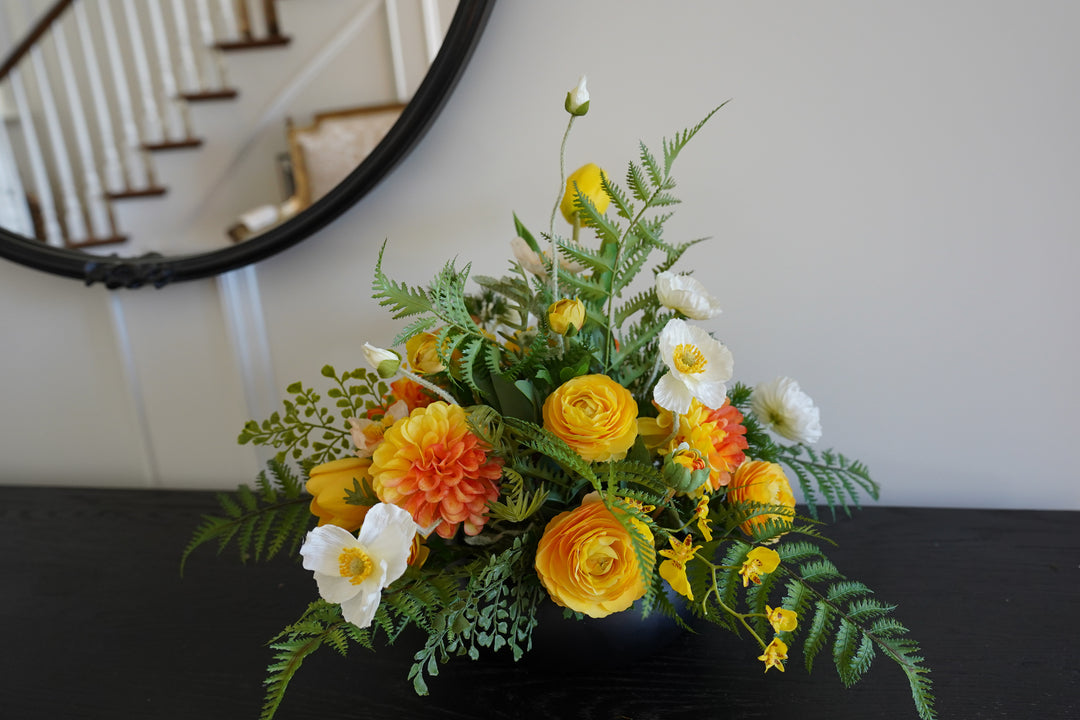 Golden Garden Vase