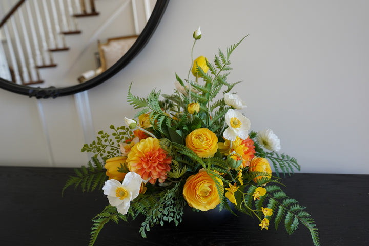 Golden Garden Vase