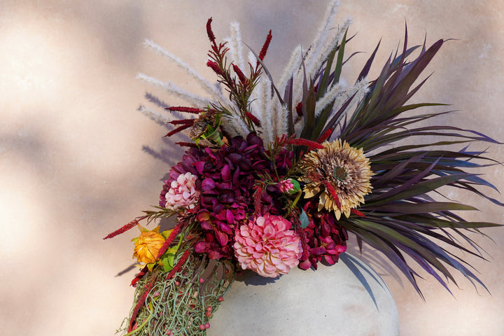 The Crimson Bloom Sculpture