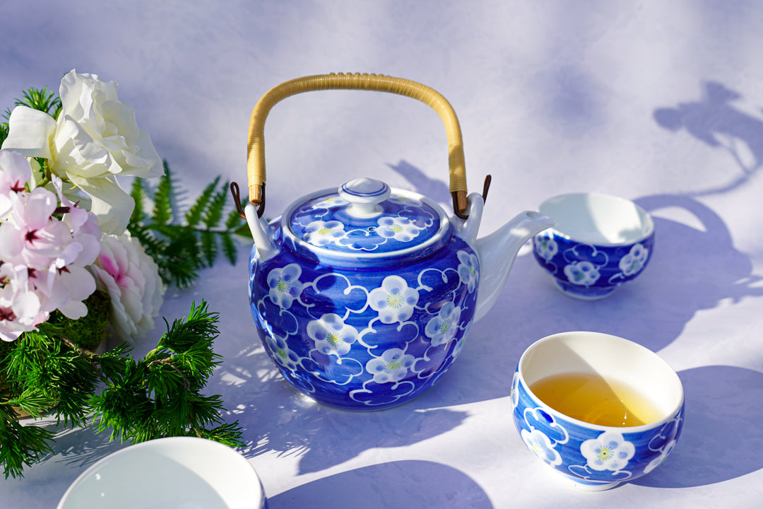 Ume no Kumo — Handcrafted Japanese Tea Set (6-Piece)