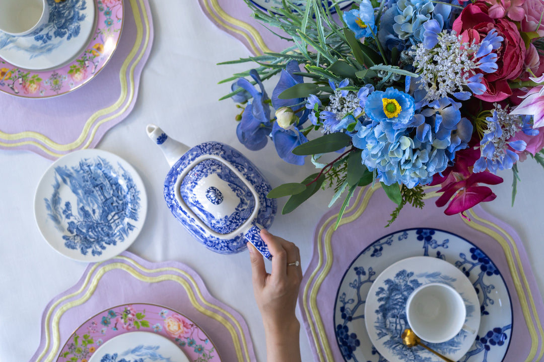 The Royal Blue — Tea Table for Rent